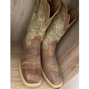 Justin square toe boots